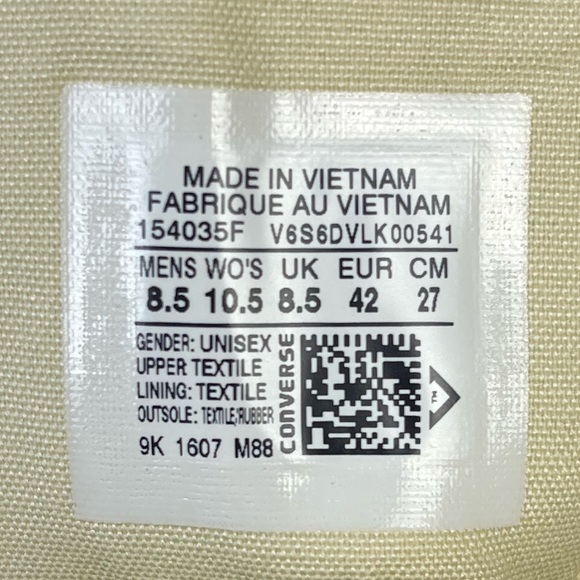 Converse All Star Glacier High Tops Men’s 8.5 Women’s 10.5 Ice Blue - Picture 14 of 16